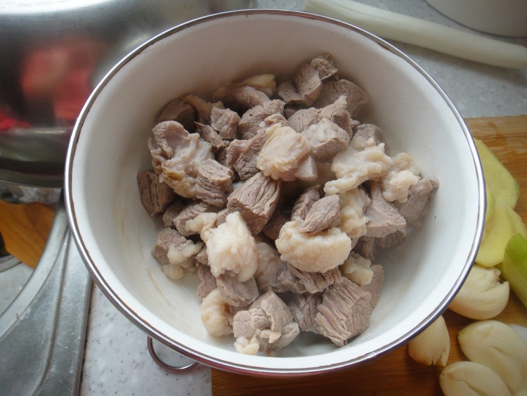 家常烧羊肉步骤4