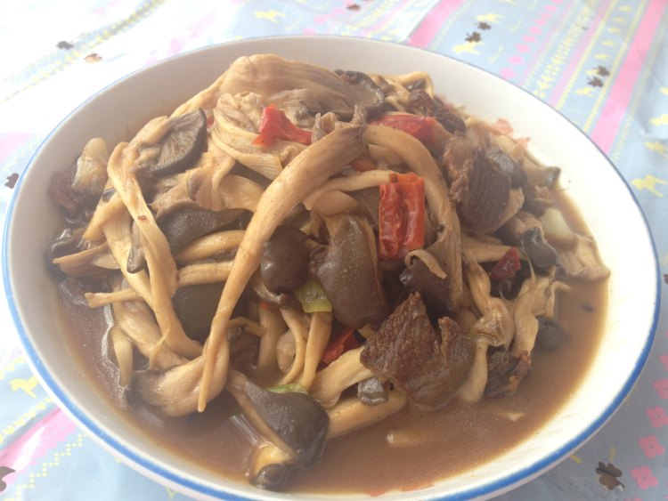 羊肉炒蘑菇步骤8