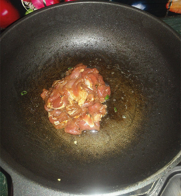 滑溜多味羊肉片步骤7