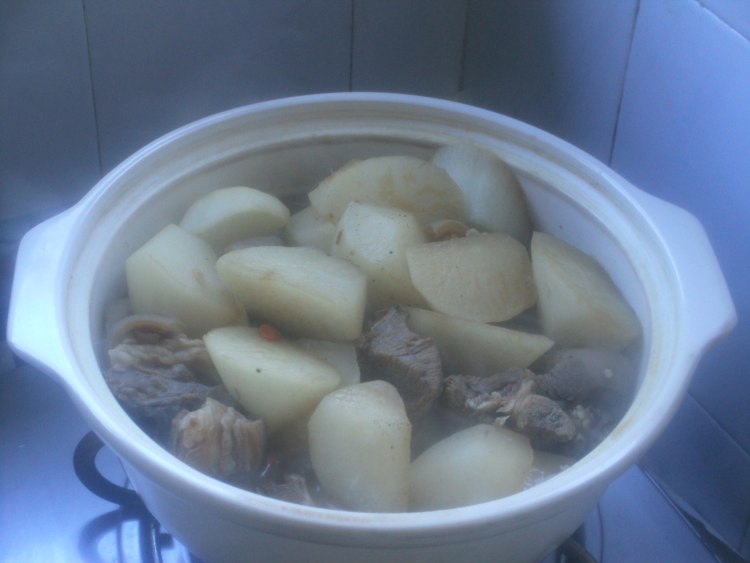 白萝卜红烧羊肉步骤8