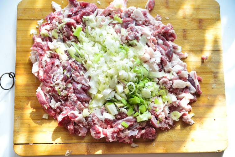 羊肉白菜饺子步骤3