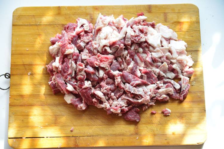 羊肉白菜饺子步骤2