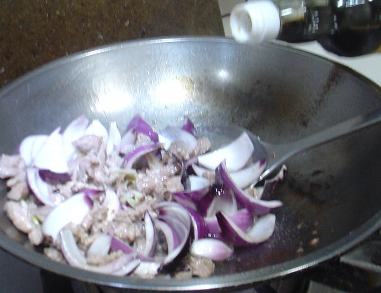 圆葱炒羊肉步骤10
