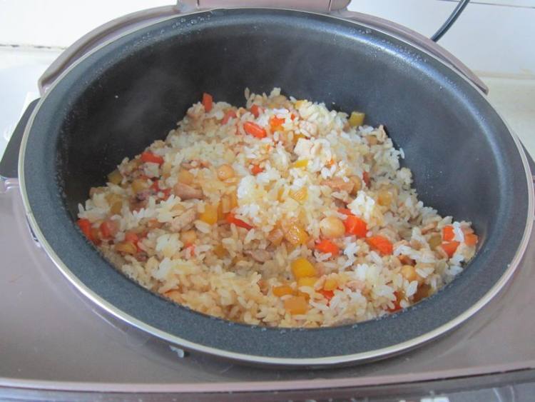 墨鱼干羊肉饭步骤13
