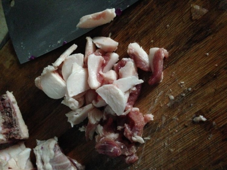 羊肉花菜胡萝卜步骤1