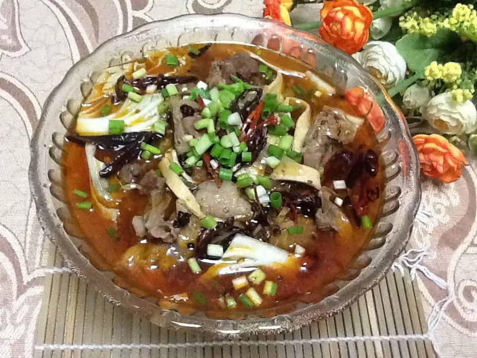 水煮羊肉步骤12