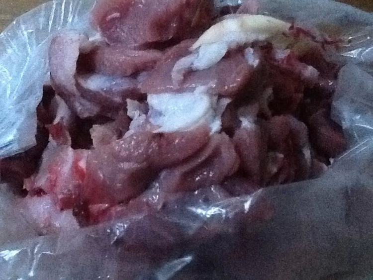 青椒炒羊肉步骤2