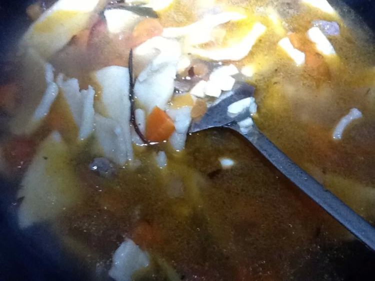 新疆汤饭（揪片子）步骤14