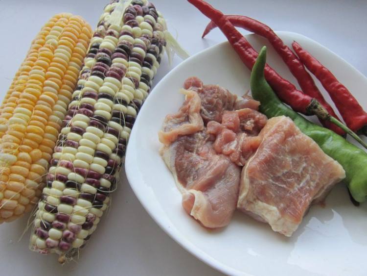 羊肉炒玉米步骤1