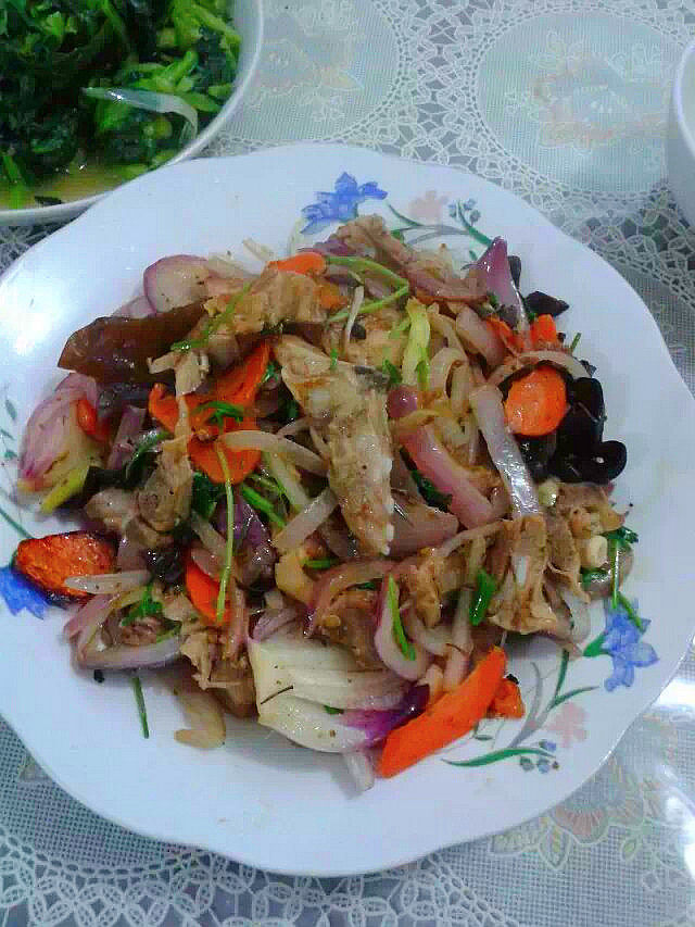 炒羊肉步骤13