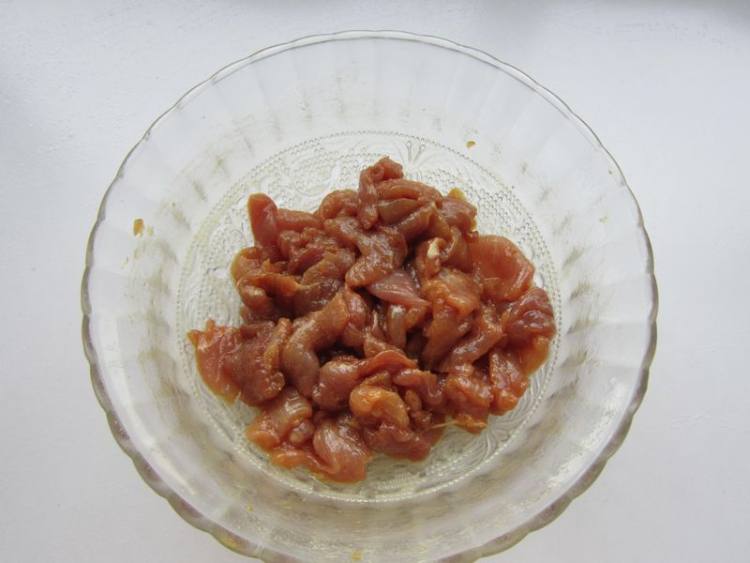 扁豆炒羊肉步骤5