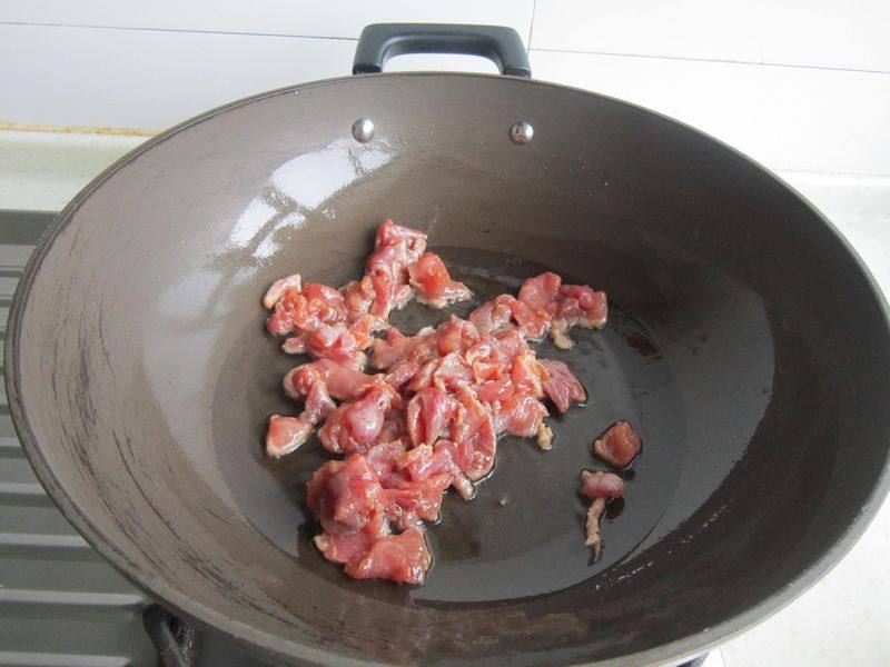 扁豆炒羊肉步骤6