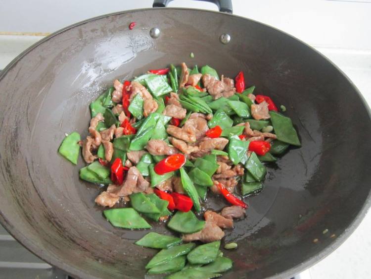 扁豆炒羊肉步骤12