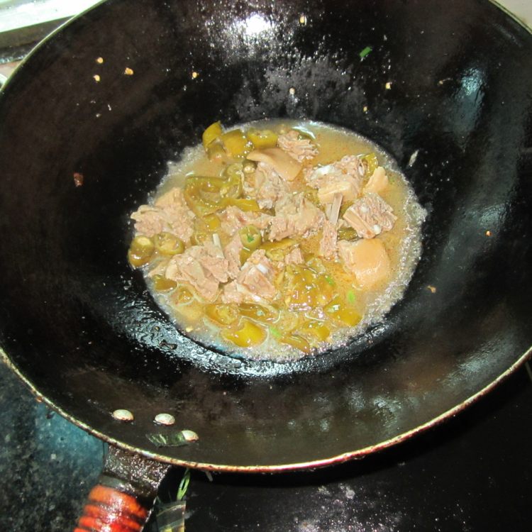 酸辣羊肉步骤5