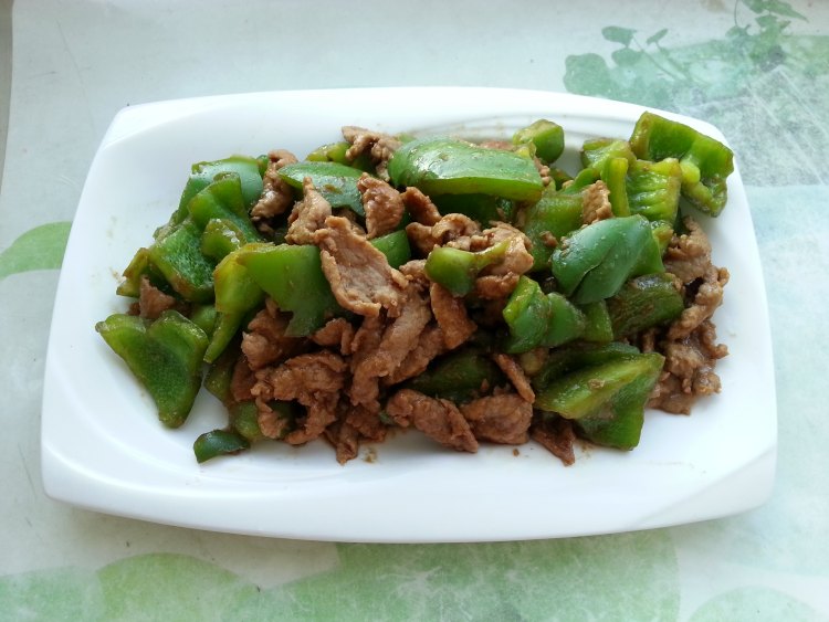 羊肉炒青椒步骤8