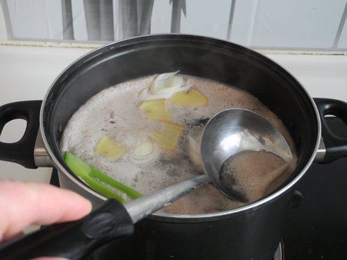 奶汤肉滑火锅步骤4
