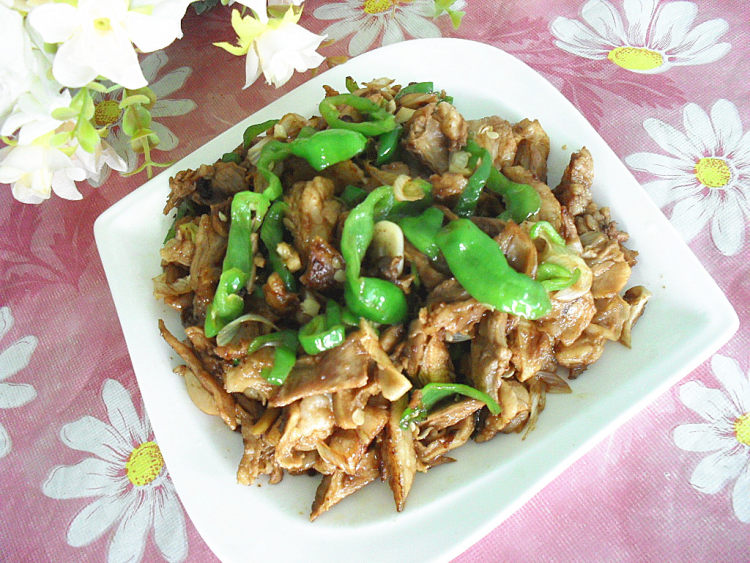 青椒回锅羊肉步骤7