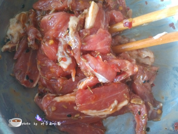迷你羊肉串步骤3