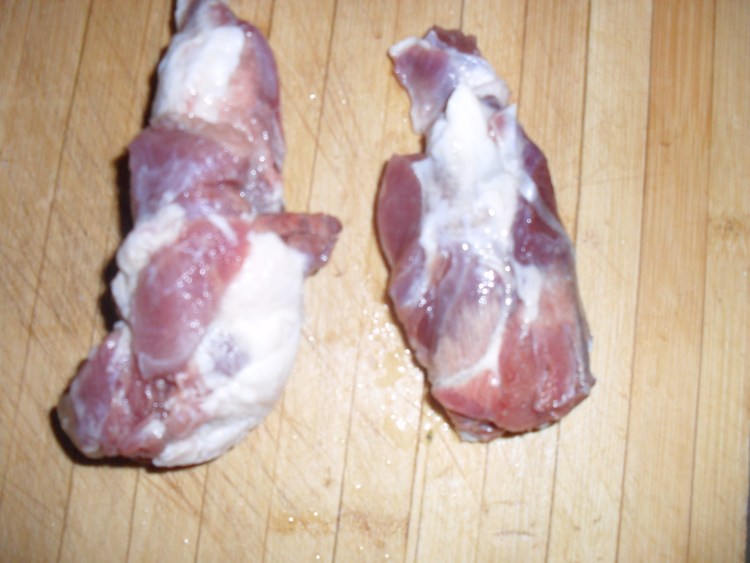 炒烤肉步骤1
