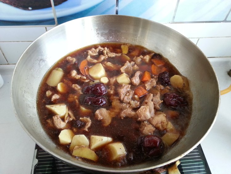 红枣山药焖羊肉步骤9