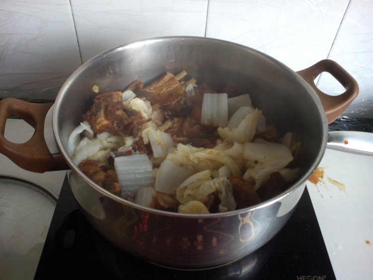 白菜炖羊肉步骤8