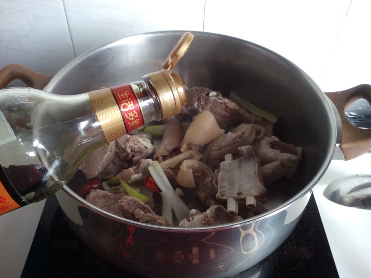 白菜炖羊肉步骤4