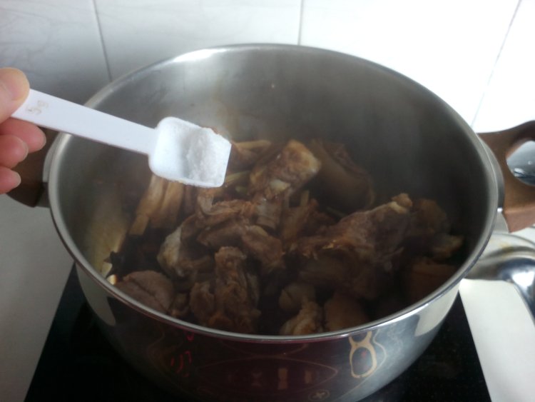 白菜炖羊肉步骤5