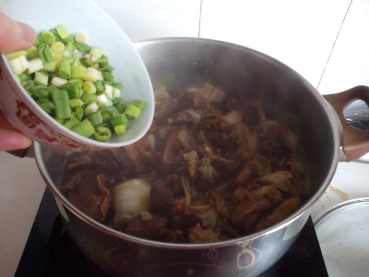 白菜炖羊肉步骤9
