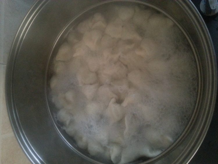 韭黄羊肉饺子步骤13