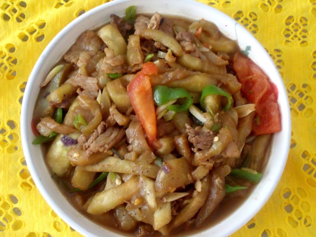 羊肉烧茄子步骤13