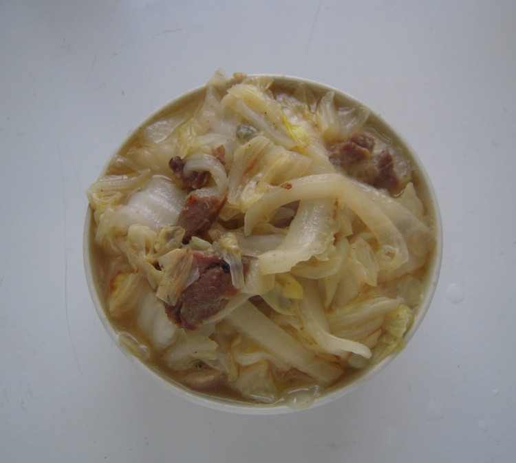 羊肉白菜扣碗步骤10