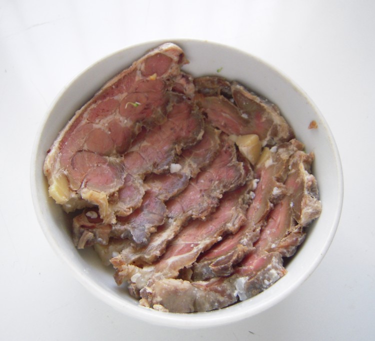 羊肉白菜扣碗步骤5