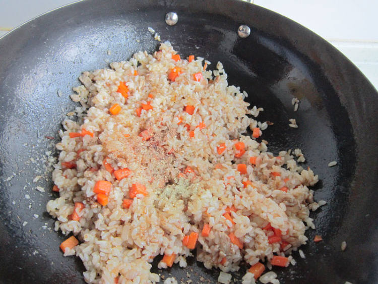 羊肉粒炒饭步骤11