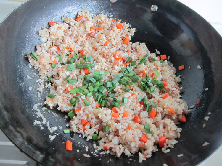 羊肉粒炒饭步骤12