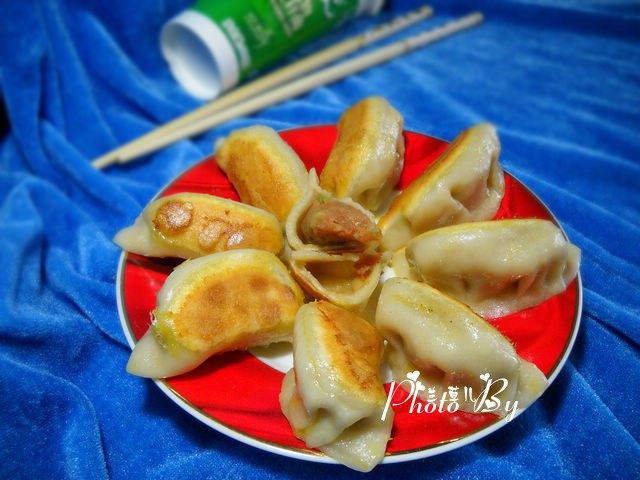 孜然羊肉生煎饺子步骤11