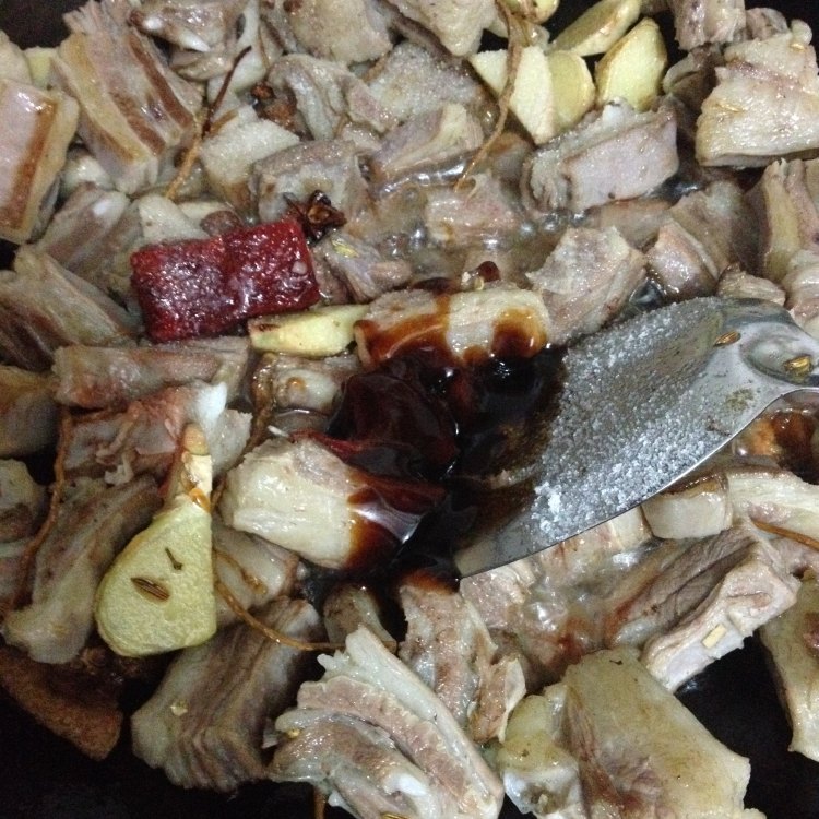 羊肉煲步骤7