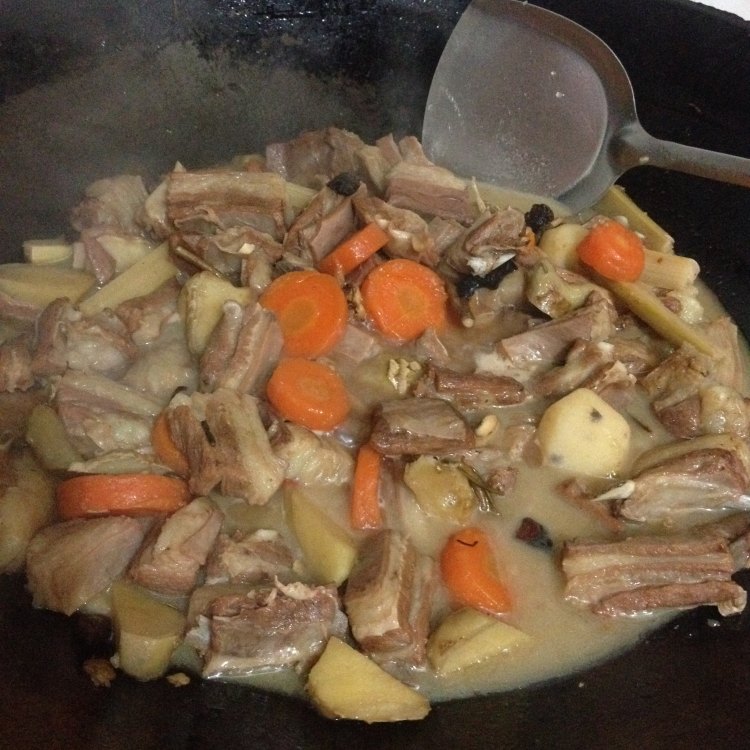 羊肉煲步骤11