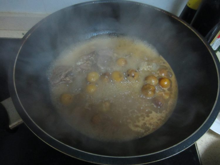 沙茶栗子羊肉步骤6