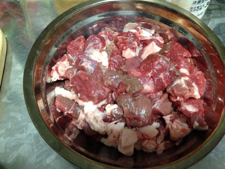 牙签羊肉串步骤2