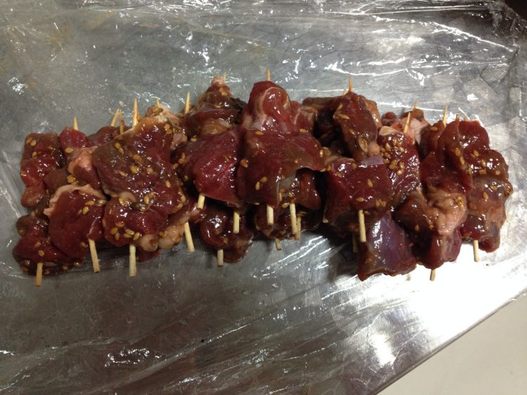 牙签羊肉串步骤6