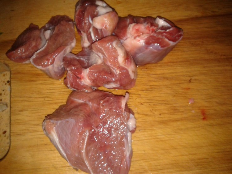 彩椒烤羊肉步骤2
