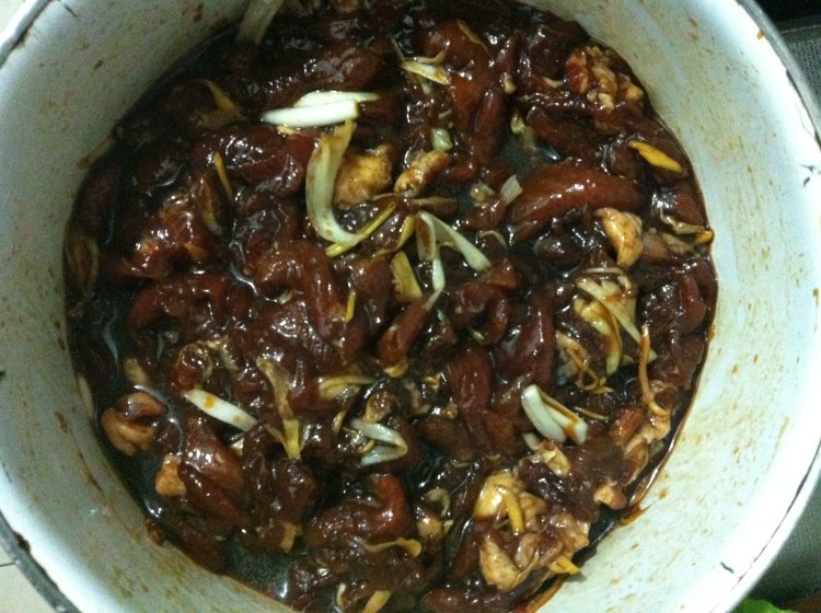 羊肉汆面步骤4