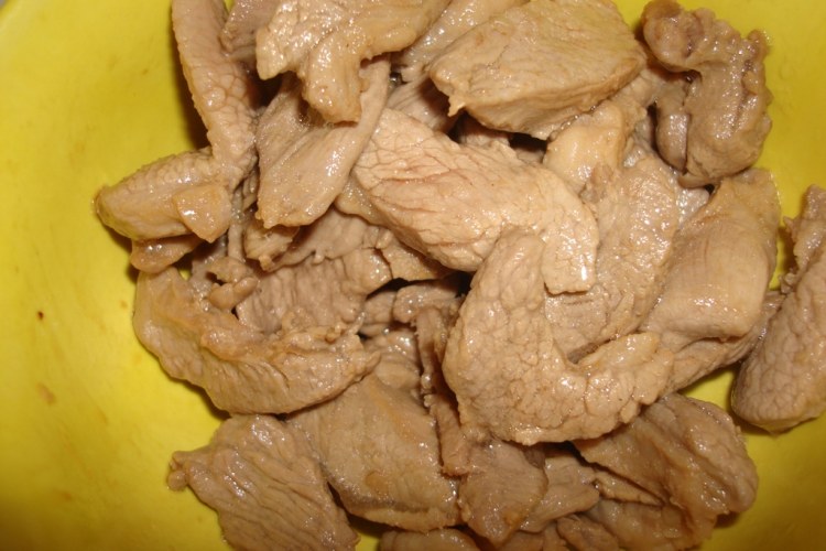羊肉荷兰豆步骤7