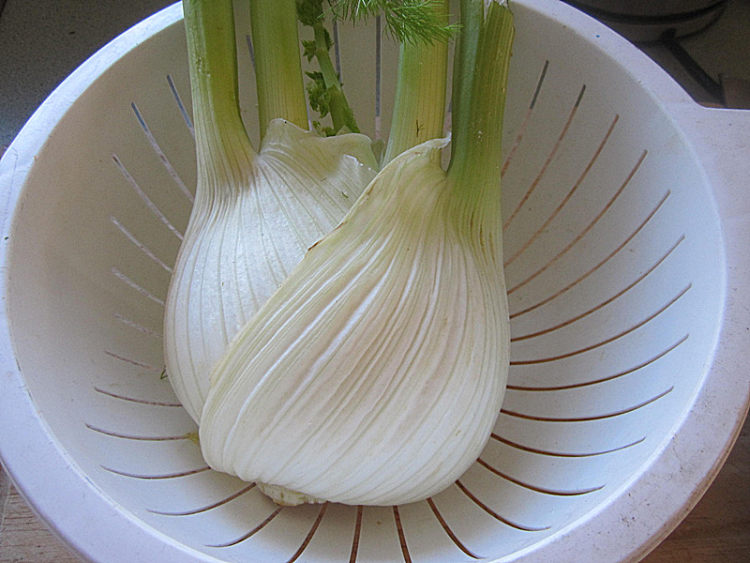 羊肉炒茴香球茎步骤3