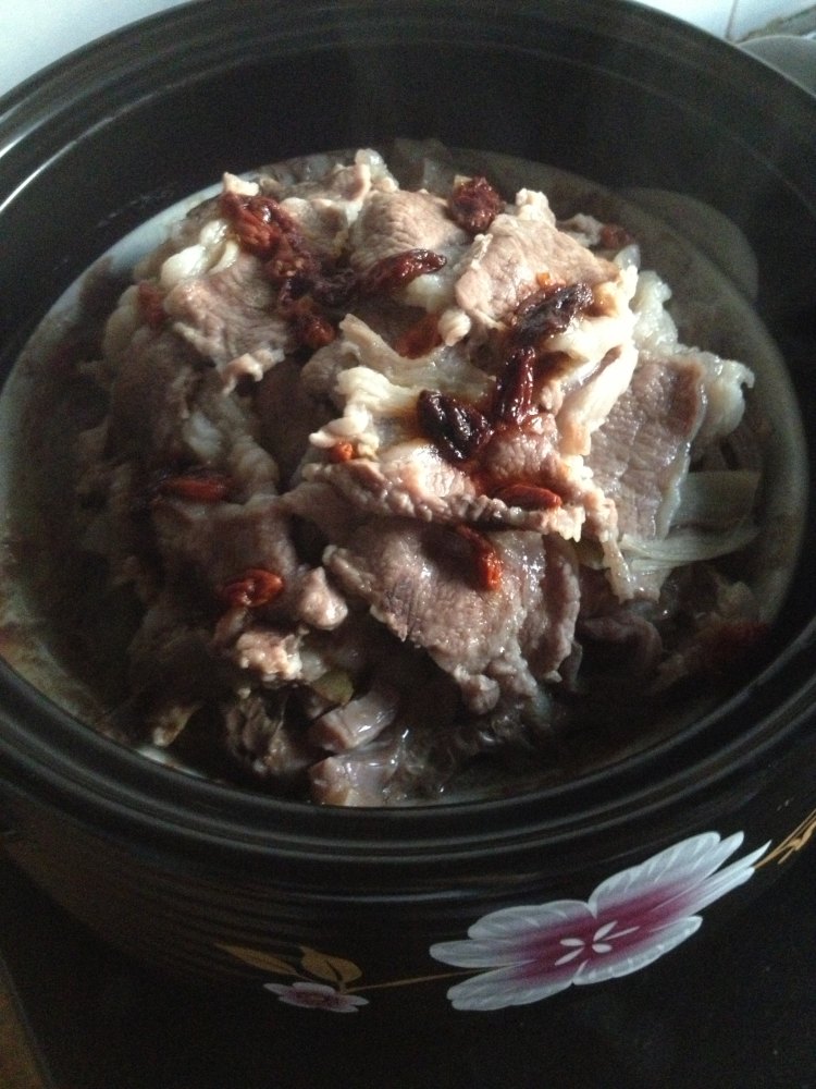 砂锅焖羊肉步骤7