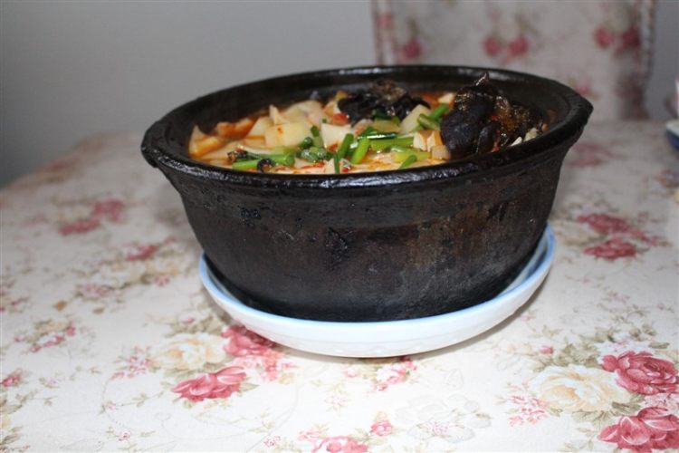羊肉砂锅面片步骤17