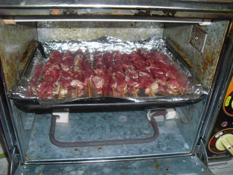 烤羊肉串步骤5