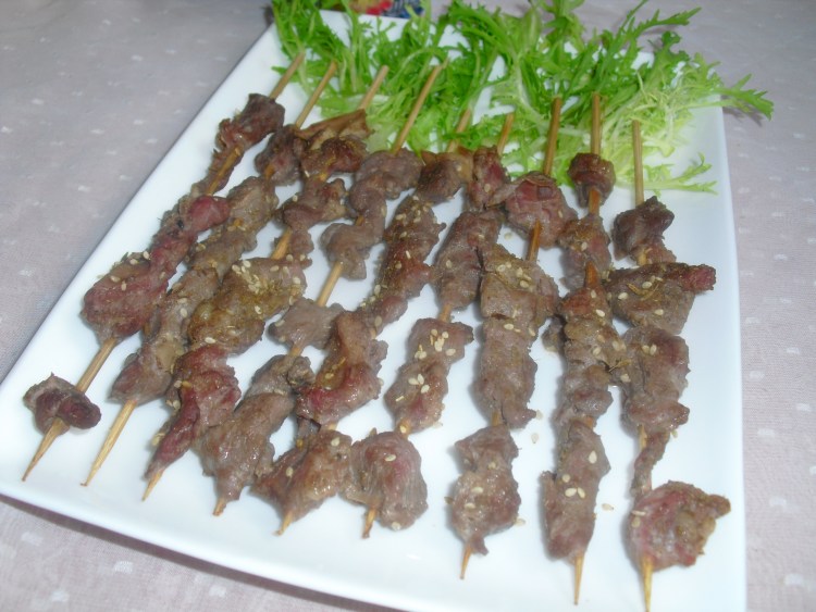 烤羊肉串步骤7