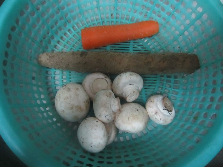 山药蘑菇羊肉汤步骤1