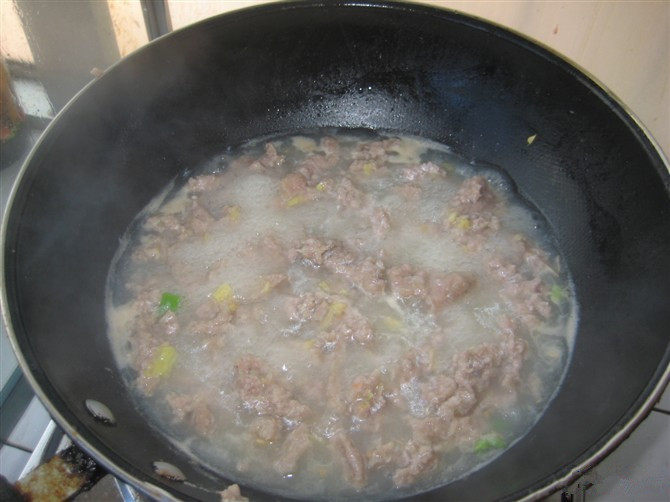 美味鸡汤肉末步骤6